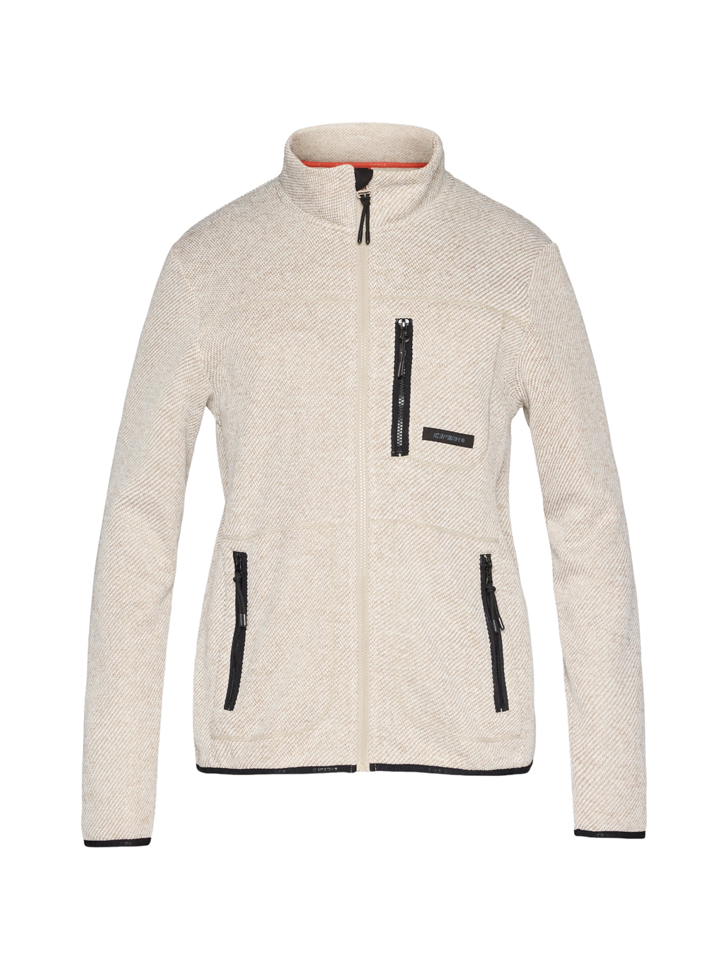 ICEPEAK Fleece jacket in Brown: front