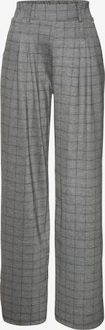LASCANA - Loosefit Pantalón plisado en gris: frente