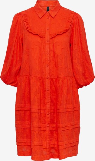 Y.A.S Kleid 'Jari' in orangerot / schwarz, Produktansicht