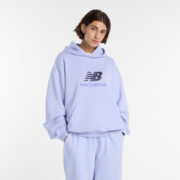 new balance Sweatshirt 'Athletics' in Lila: Vorderseite