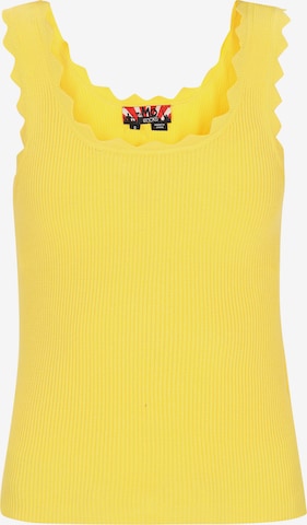 Tops en tricot MYMO en jaune : devant