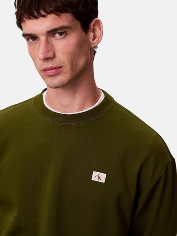 Sweat-shirt Calvin Klein en vert