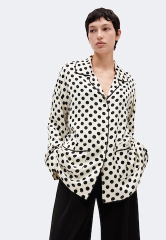 Camicia da notte 'Cedric' di LOVE Stories in bianco