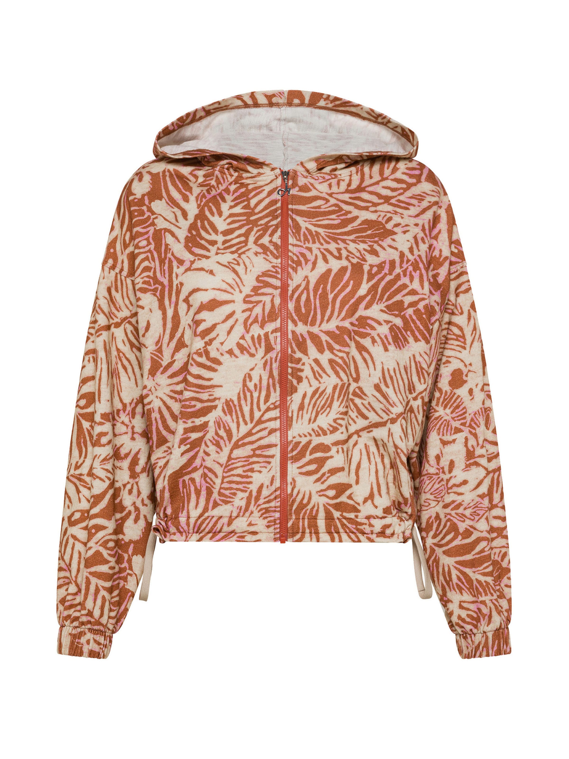 Giacca di felpa di DEHA in marrone: frontale