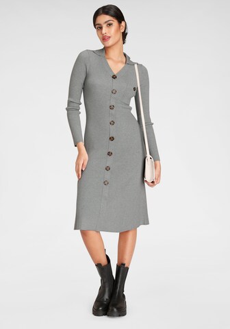 BRUNO BANANI Knitted dress in Grey