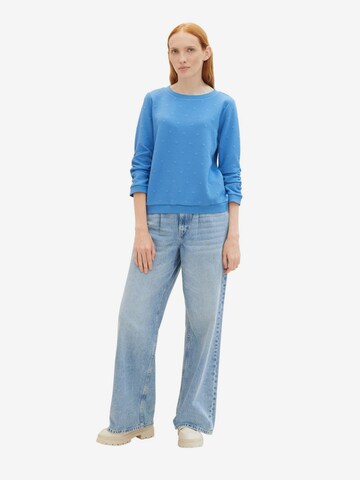 TOM TAILOR Sweatshirt in Blau