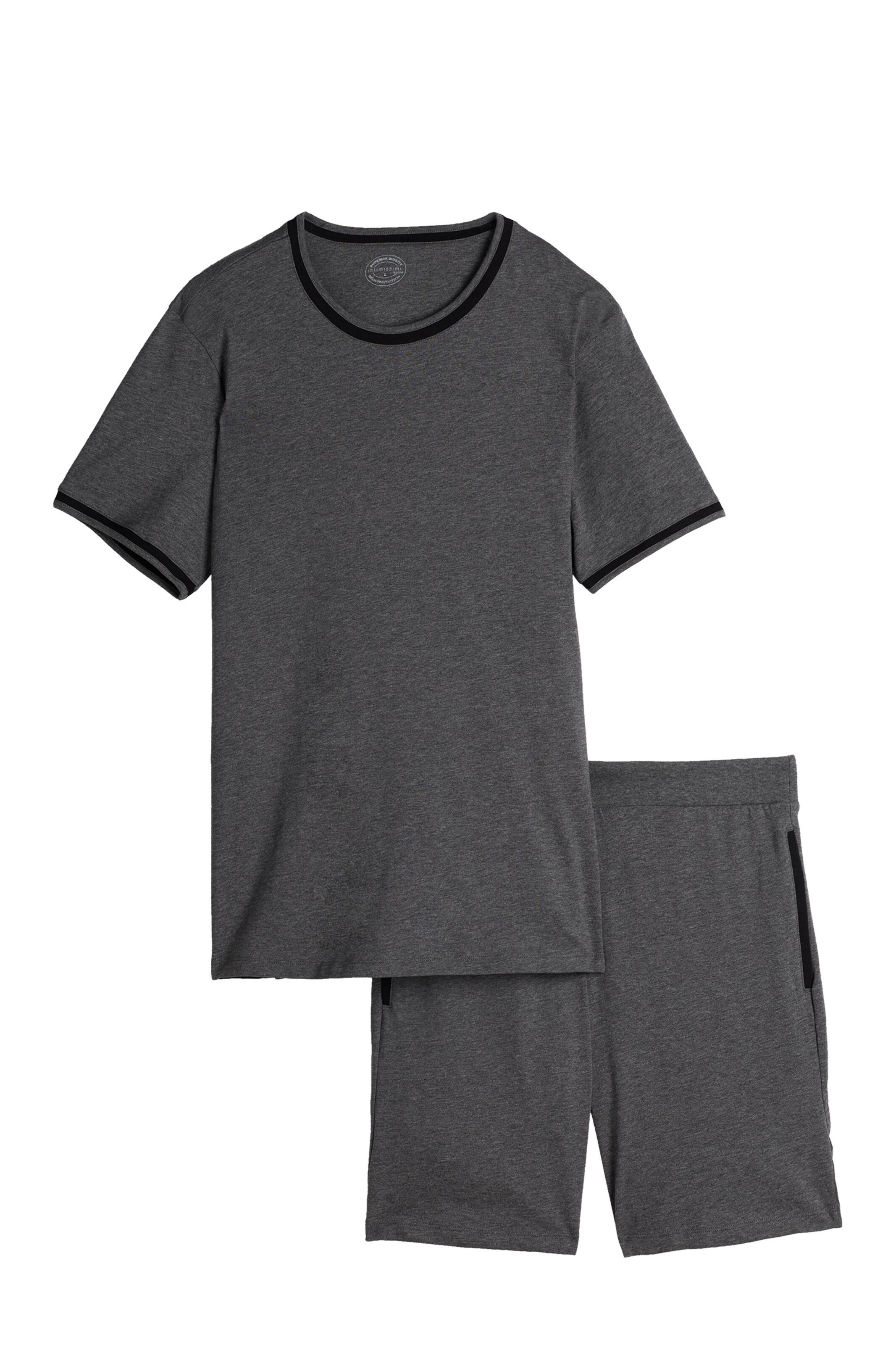 INTIMISSIMI Pyjama Asterix und Obelix in Dunkelgrun ABOUT YOU