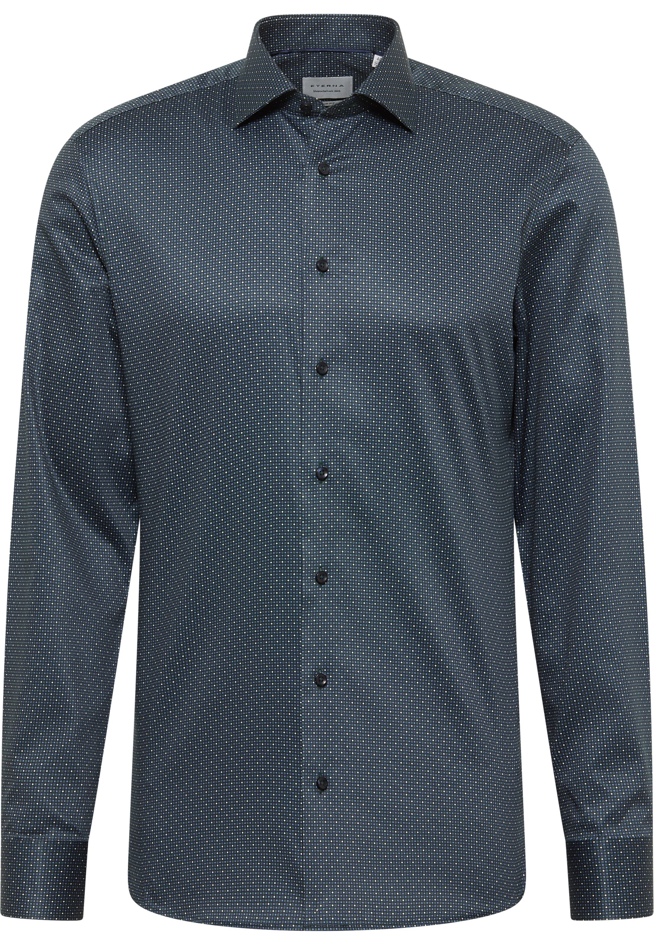 ETERNA Zakelijk overhemd in Groen: voorkant