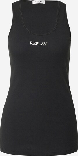 REPLAY Top in Black / White, Item view
