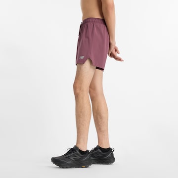 Regular Pantalon de sport 'RC 5' new balance en violet