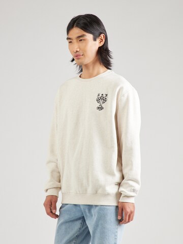 RVCA Sweatshirt 'INVISIBLE MAN' in Beige: voorkant