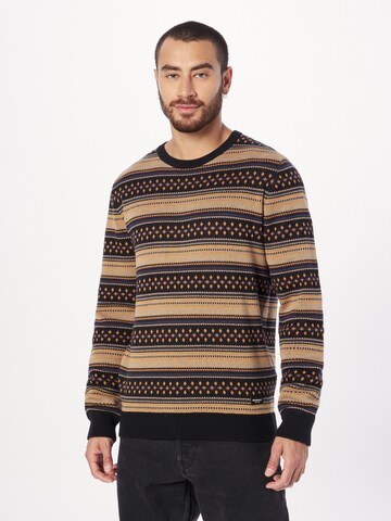 Iriedaily - Regular Fit Pullover 'Mineo' em castanho: frente