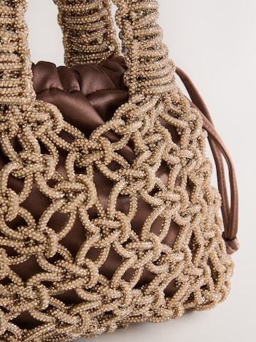 Next Дамска чанта в кафяво