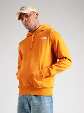 THE NORTH FACE Sweatshirt 'SIMPLE DOME' in Orange: front
