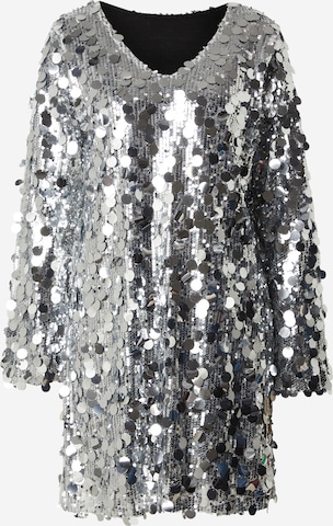 MovesKoktel haljina - srebro boja: prednji dio