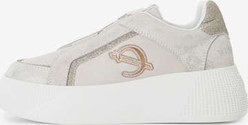 Sneaker bassa di CAFè NOIR in beige: frontale