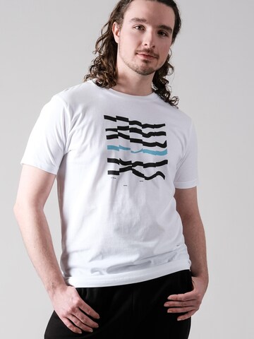FANTASTIC REALITY STUDIOS Shirt 'WAVES – Bio-Baumwolle'‌‌‌ in Weiß