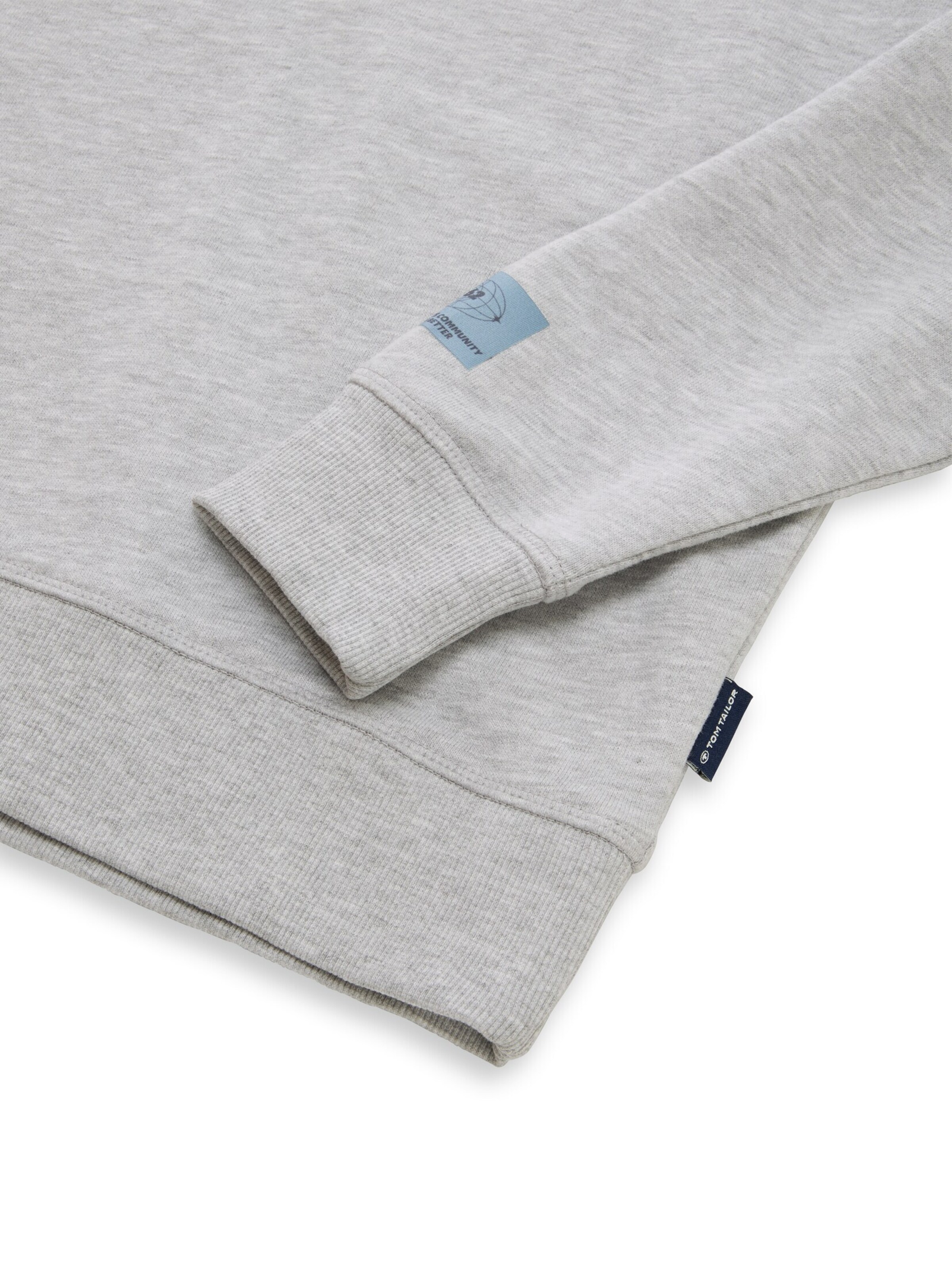 TOM TAILOR Sweatshirt in Grijs