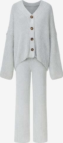 Elara Hausanzug in Grau: Vorderseite