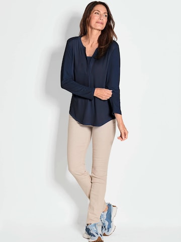 Goldner Blouse in Blauw