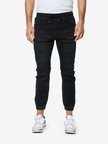 KOROSHI Конический (Tapered) Джинсы в Черный: спереди