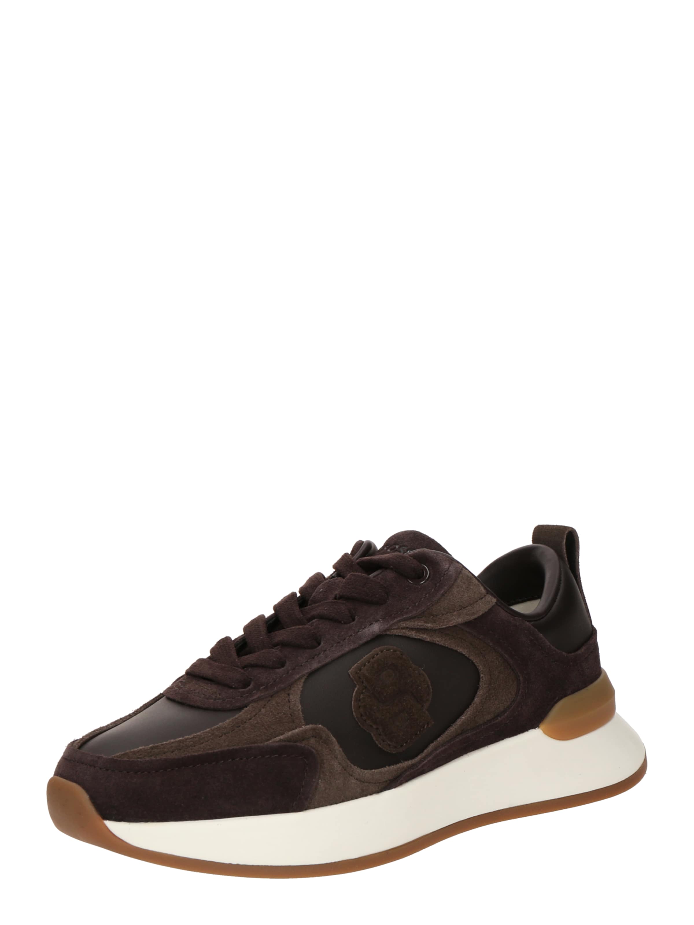 BOSS Sneakers 'Icon Runn' in Brown: front