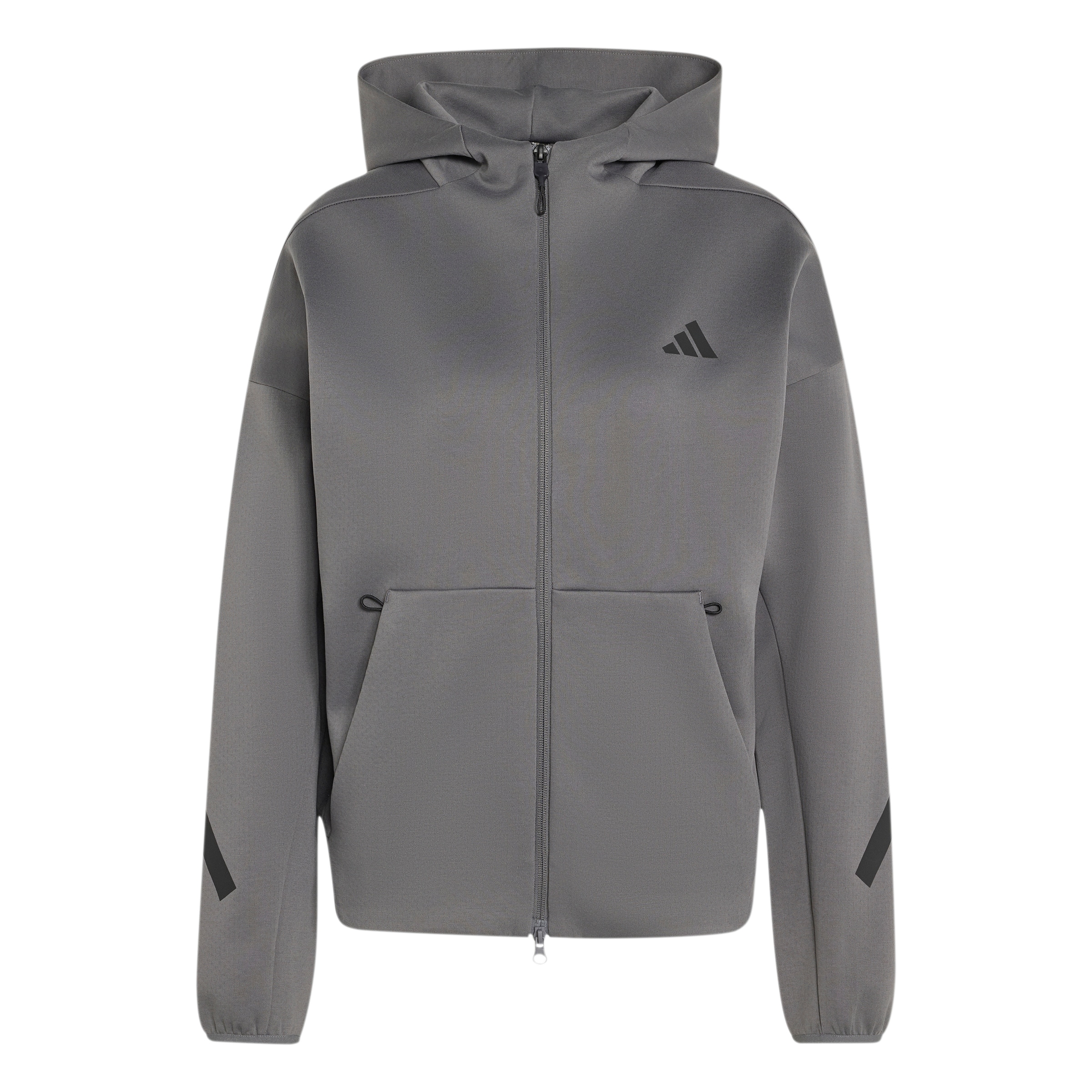 ADIDAS SPORTSWEAR Sportsweatjacke 'Z.N.E.' in Grau: Vorderseite