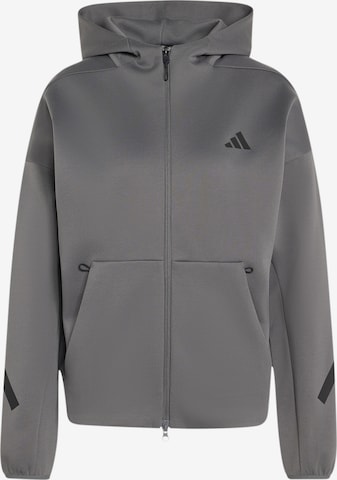 ADIDAS SPORTSWEAR Sportovní mikina 'Z.N.E.' – šedá: přední strana