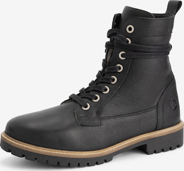 Travelin Snørestøvler 'Trongsberg' i sort: forside