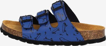 Palado Offene Schuhe 'Kids Capri B Print' in Blau