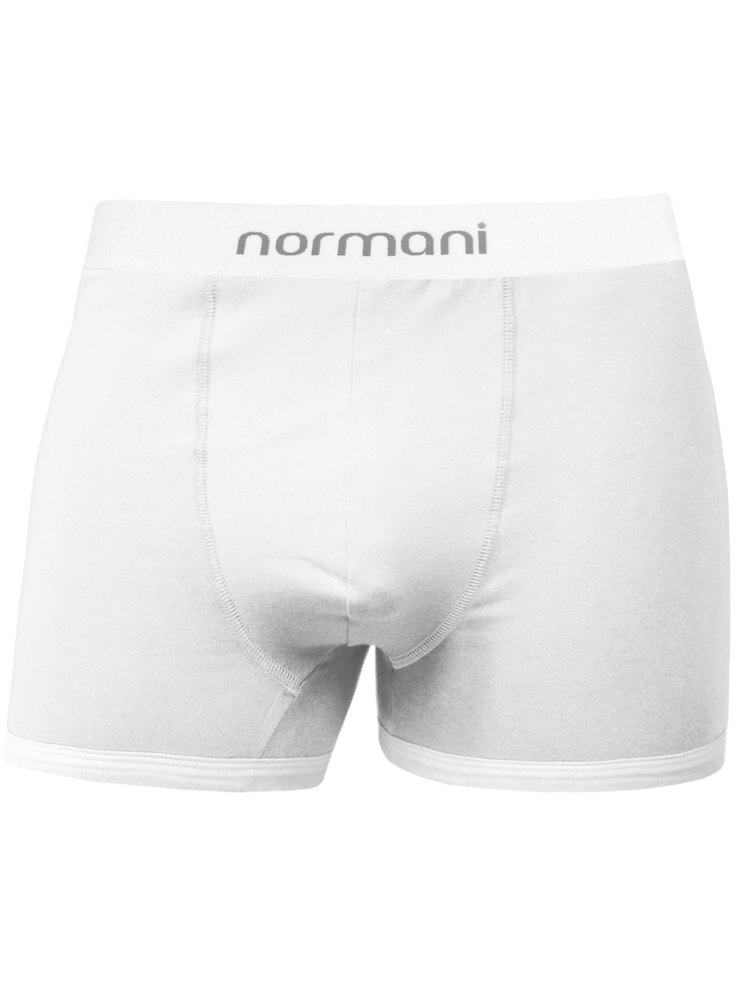 Boxers normani en blanc : devant