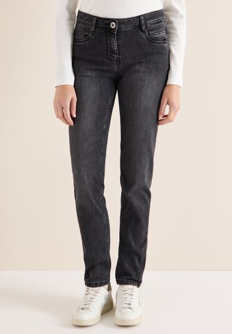 CECIL Regular Jeans in Grey: front