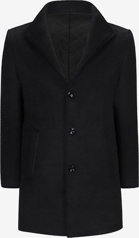 YOUTHUP Winter Coat 'Kontur' in Black: front