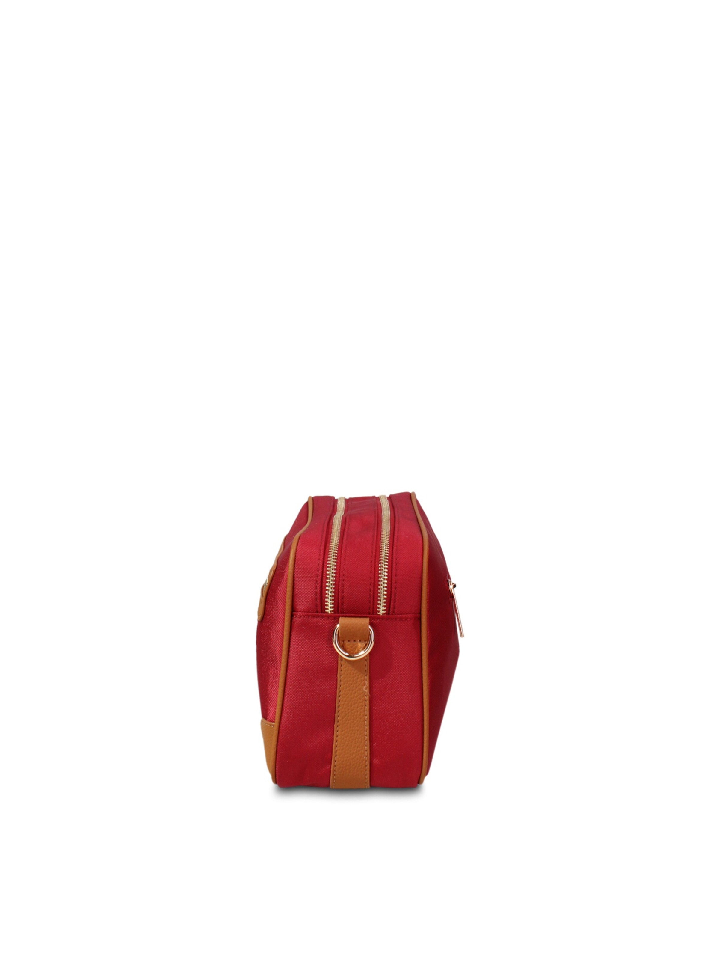 Borsa a tracolla 'Borsa a Tracolla Pelle Vegana Gianmarco Venturi Nera e - Versatile Donna' di GianMarco Venturi in rosso
