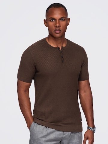 Ombre - Camiseta en marrón