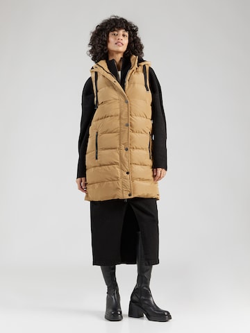 RINO & PELLE Vest 'Jacy' in Brown: front