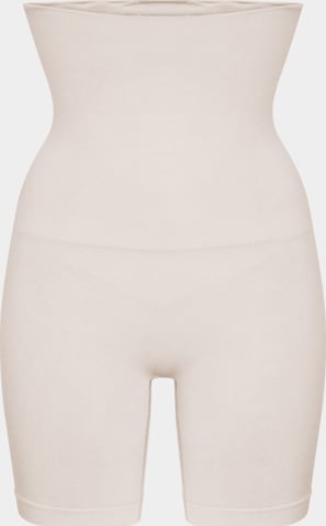 Pantalon modelant 'High Waisted Shaping Shorts' cfab (formerly creamy fabrics) en beige : devant