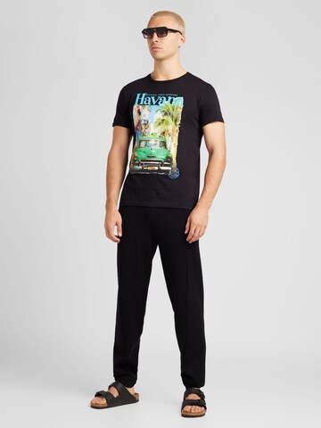 BRAVE SOUL T-Shirt  'CAYO' in Schwarz