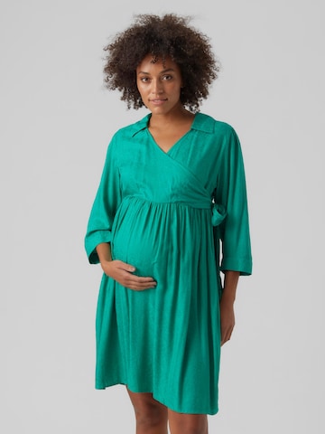 Robe 'Elodie' MAMALICIOUS en vert : devant