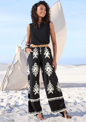 LASCANA Regular Hose in Schwarz
