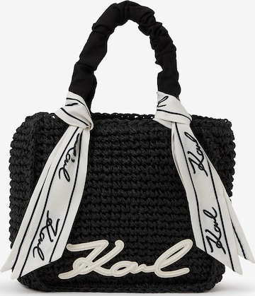 Karl LagerfeldTorba za plažu - crna boja: prednji dio