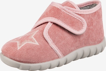 Fischer-Markenschuh Slippers in Pink: front