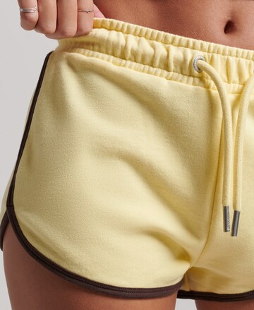 Superdry Regular Pants in Yellow