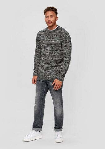 s.Oliver Men Tall Sizes Sweater in Black