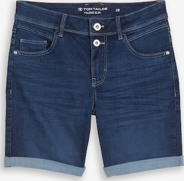 TOM TAILOR Regular Shorts 'LENE' in Blau: Vorderseite