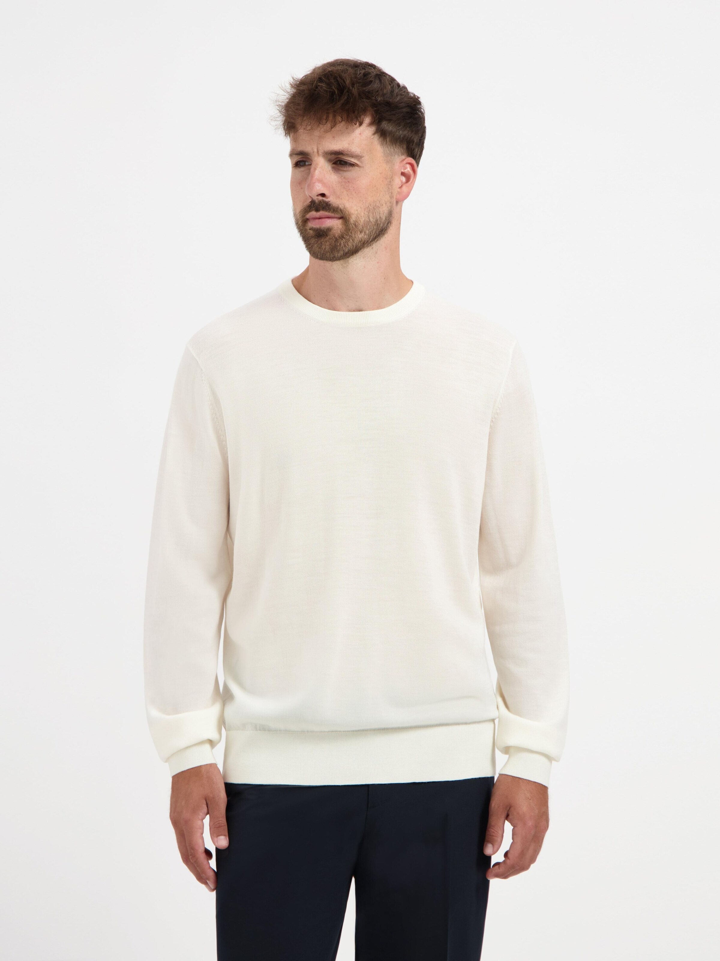 Pull-over merso en blanc : devant