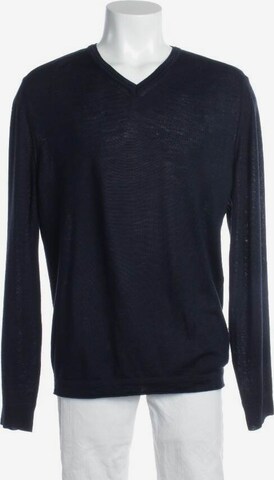 Baldessarini Sweater & Cardigan in L-XL in Blue: front