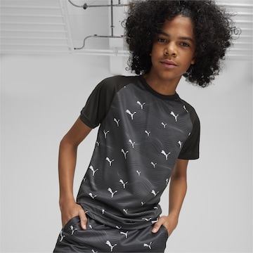 PUMA T-shirt 'Poly' i svart