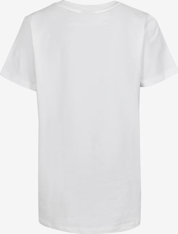 T-Shirt 'Karl-Oskar' Bruuns Bazaar Kids en blanc