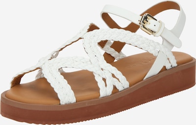 Sandale cu baretă 'SANSA' See by Chloé pe alb, Vizualizare produs